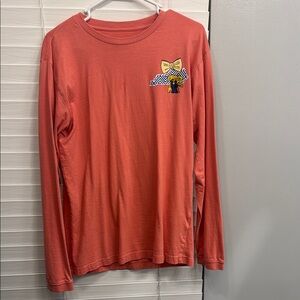 Coral Long Sleeve  Shirt